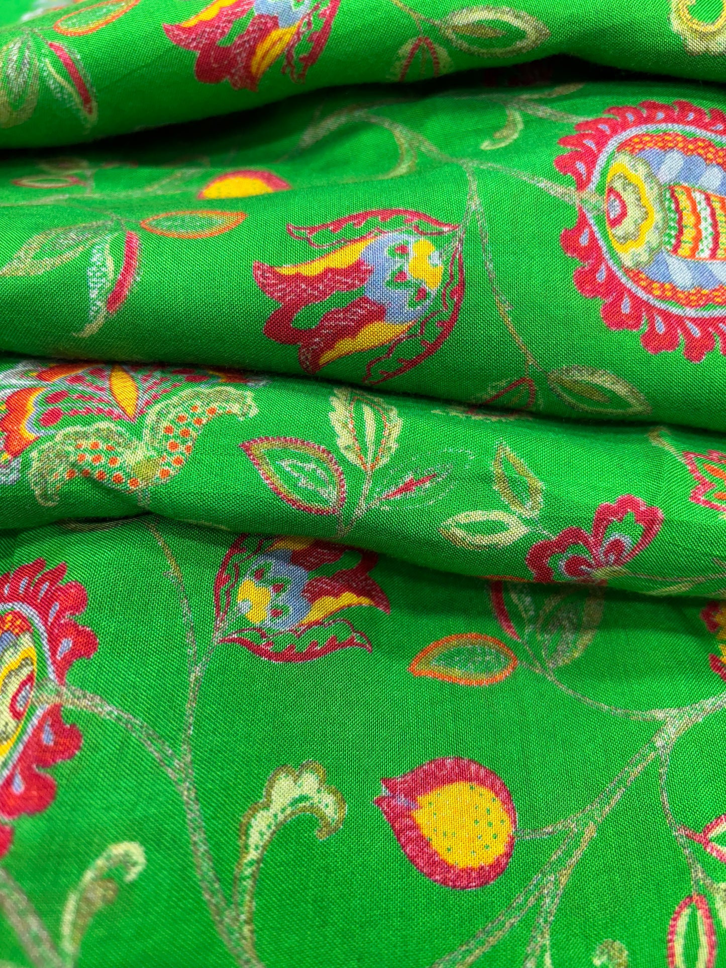 Verdant Garden Bloom (Muslin Print)