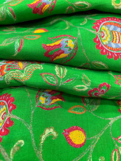 Verdant Garden Bloom (Muslin Print)