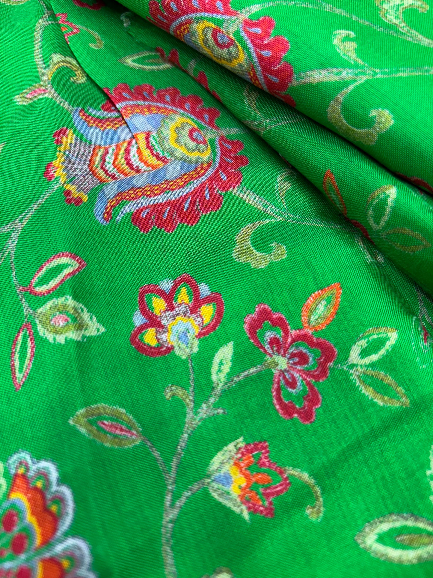 Verdant Garden Bloom (Muslin Print)