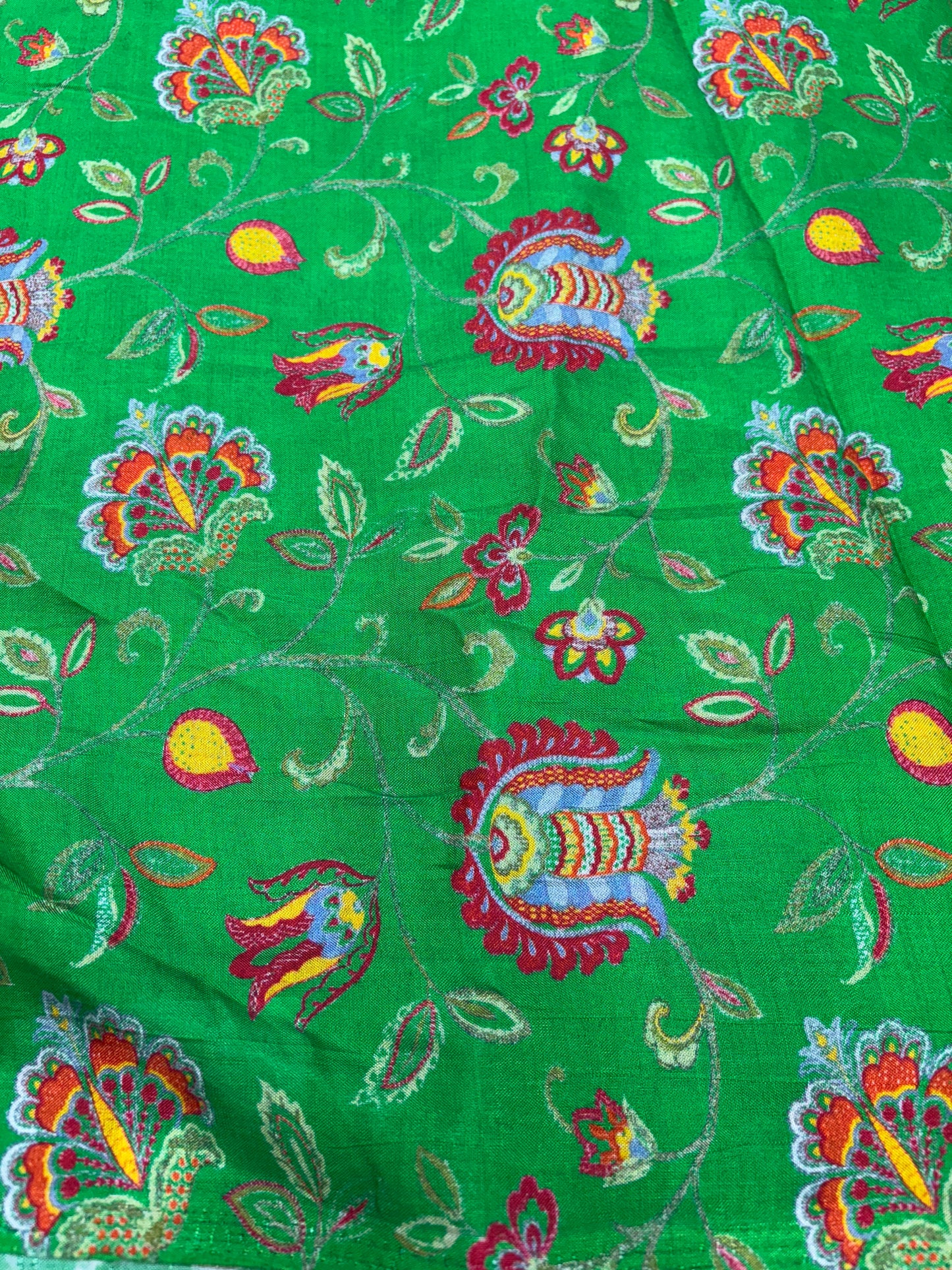 Verdant Garden Bloom (Muslin Print)