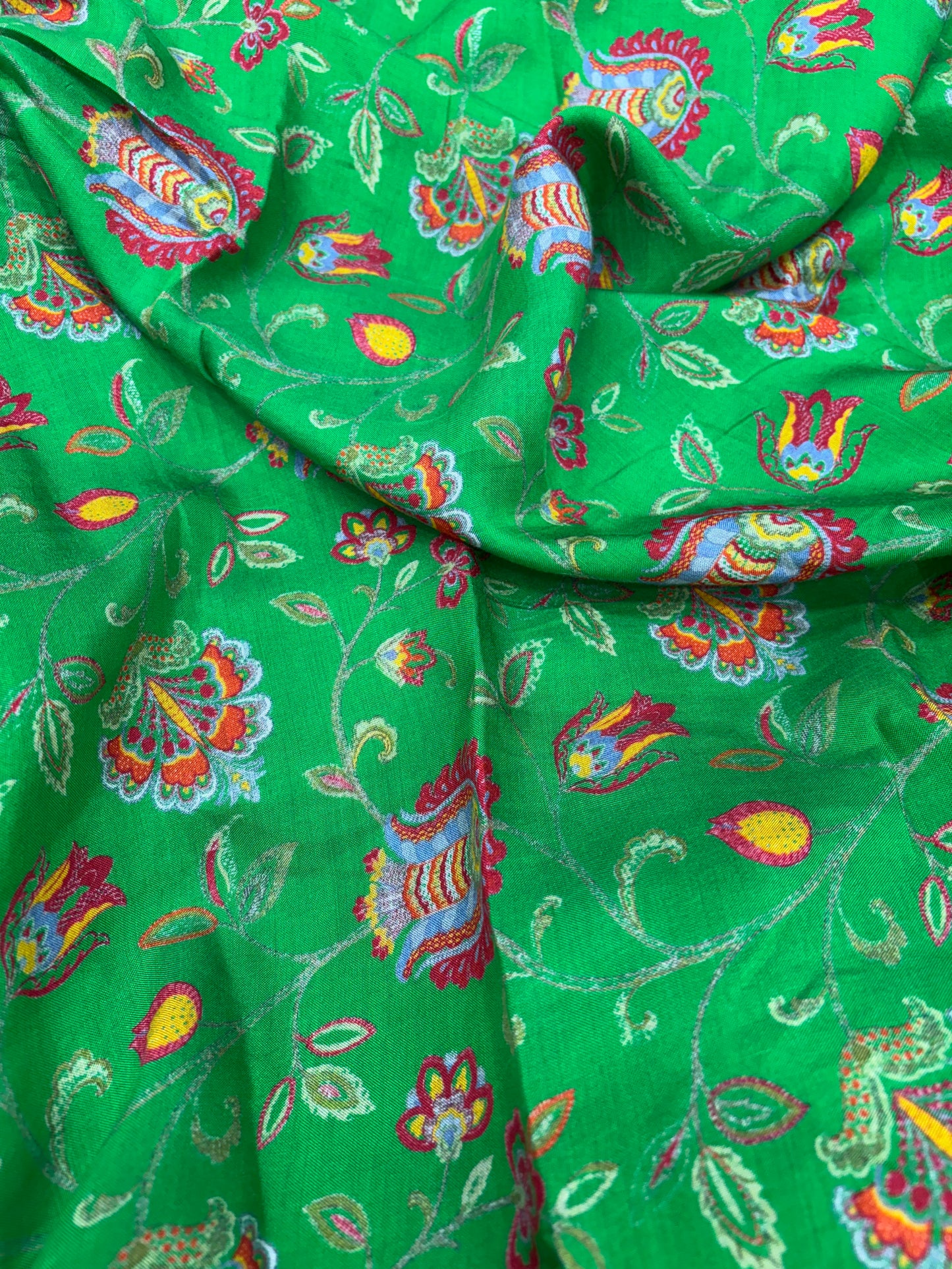 Verdant Garden Bloom (Muslin Print)