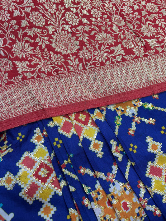 Banarasi Patola Melange (Silk with Patola Print)