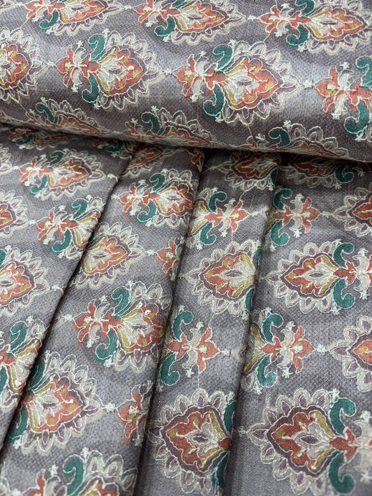 Celestial Stripes Sequin (Jute Print)