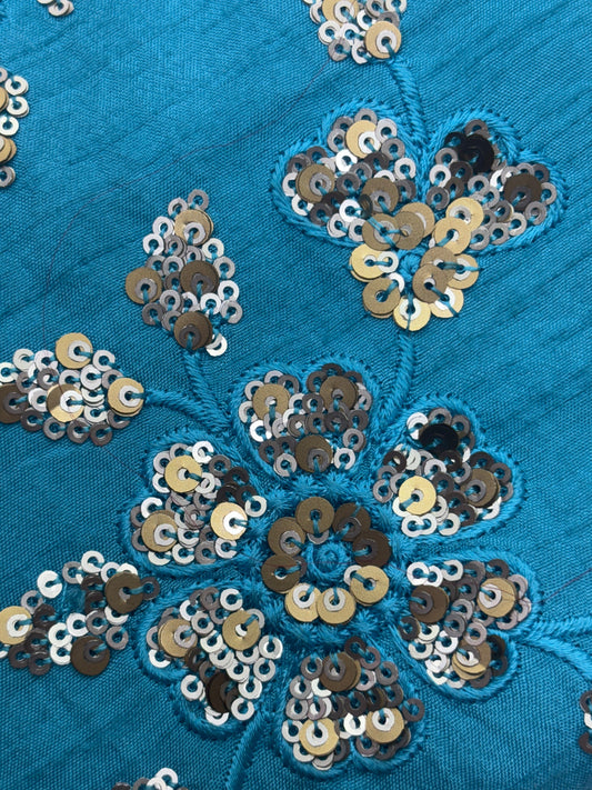 Chamak Tara (Silk with Sequence Embroidery)
