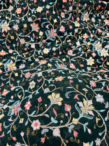 Noorani Rangoli Sequin-Thread Panel