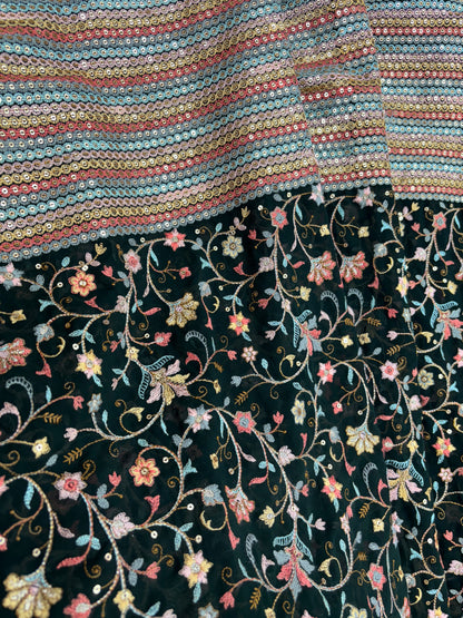 Noorani Rangoli Sequin-Thread Panel