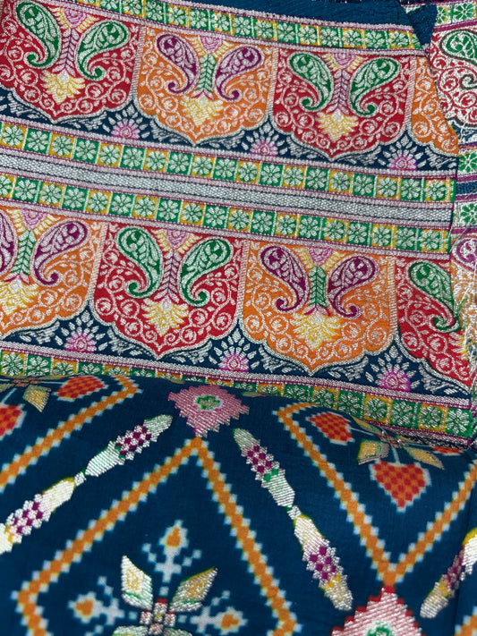 Phulkari Fusion Banarasi Weave (Banarasi Silk)
