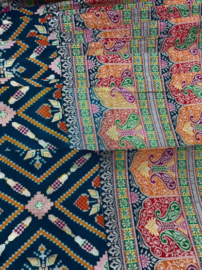 Phulkari Fusion Banarasi Weave