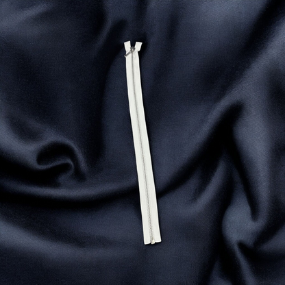 Classic Silver Teeth Zipper