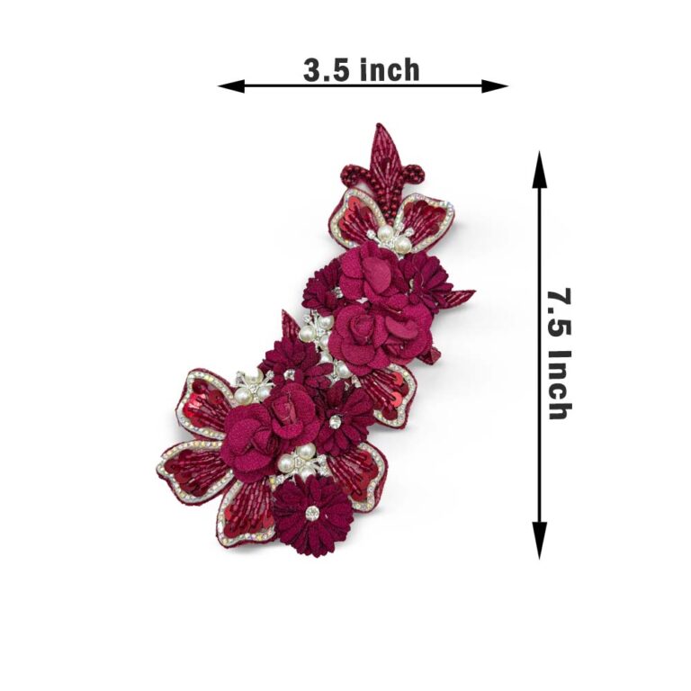 Ruby Rose Embellished Patch