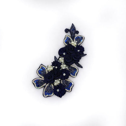 Royal Sapphire Embellished Patch