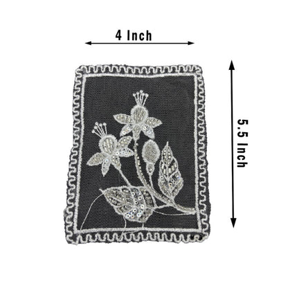 Dewdrop Floral Panel Patch