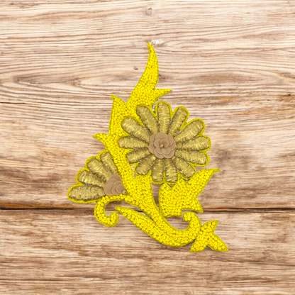 Sapphire Radiance Floral Patch