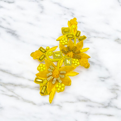 Sunburst Bloom Handcrafted Embellishment