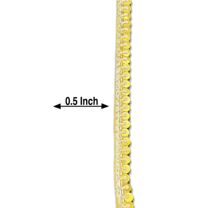 Petite Golden Sheen Border (0.5 Inch)(Comes in 9 Meters)