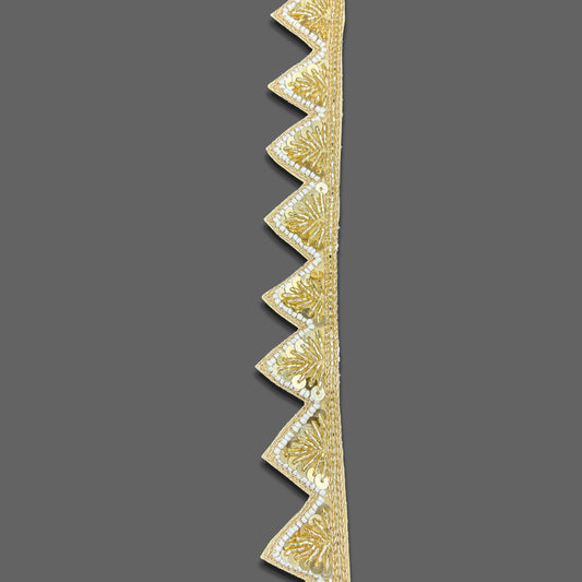 Majestic Peak Embroidered Border (1.2 Inch)(Comes in 9 Meters)