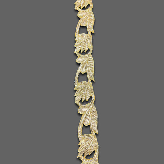 Golden Leaf Cascade Border (1 Inch)(Comes in 9 Meters)
