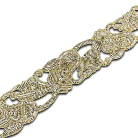 Royal Blossom Curve Border (1.8 Inch) (Comes in 9 Meters)