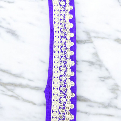Ethereal Circlework Gota Border (Comes in 9 Meters)