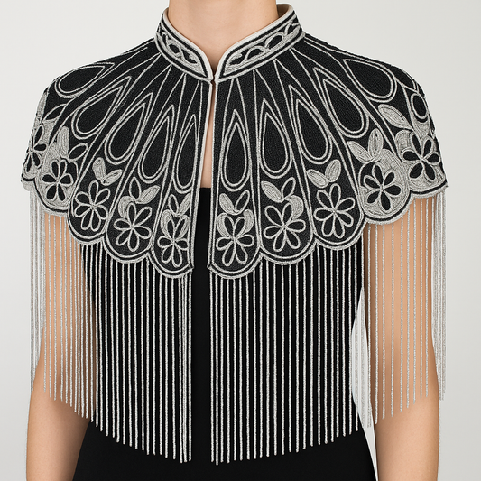 Midnight Bloom Cape