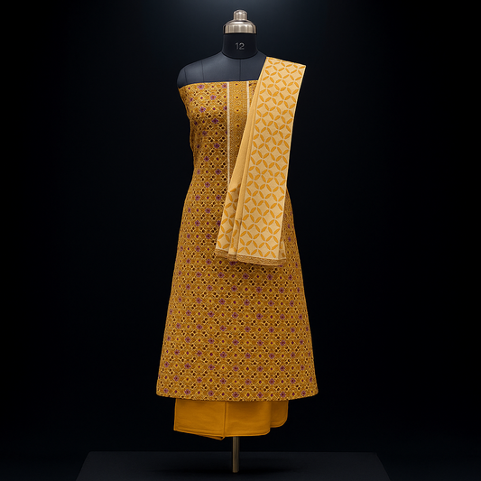 Amber Bloom Geometric Set
